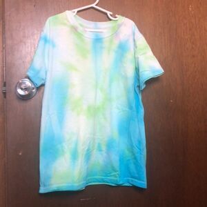 Tie Dye Kids Tee Shirt Size Large No8